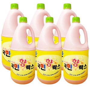 국민세제 국민 락스 향락스 2L x 6개(1box)살균 표백 욕실 곰팡이