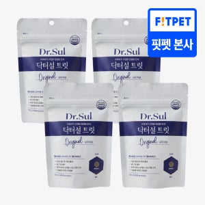 닥터설 강아지 노즈워크 간식 알러지 트릿 100g X 4개