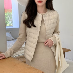 오리털 경량 패딩 조끼 베스트 vs112