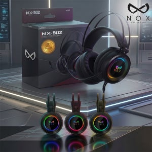 녹스 게이밍 헤드셋 NX-502 게임용 USB 마이크 7.1