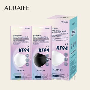 아우라이프 국산 KF94 마스크 초미세먼지 황사 방역 보건 개별 낱개 포장 식약처 코로나
