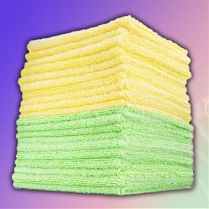 퓨어스타 코코타월 다용도 버핑타월 20장 물왁스 광택제 막타월 실내 세차 타올