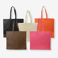 부직포 숄더 쇼핑백 (10매) 5색상 긴끈 고급 재활용 장바구니 포장가방