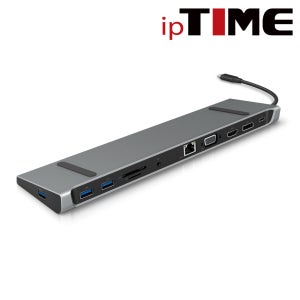 아이피타임, USB 타입C 11in1 멀티허브 UC311Nstation