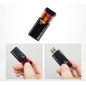 USB 메모리 휴대형 LED USB3.0 푸쉬 버튼식 64gb