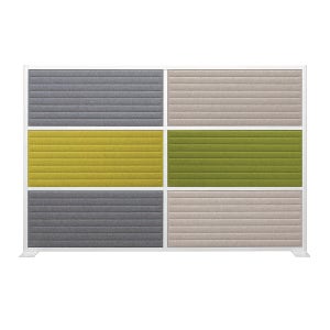 플랜맥스 소리먹는 회사 사무실 파티션 MX2416L-60 폭2360mm 높이1600mm