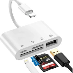 8핀 SUPER OTG M2 아이폰 아이패드 USB Micro SD 메모리 리더기 어댑터 마스터 미디 키보드 마우스 DAC MIDI IPHONE GENDER ADAPTER