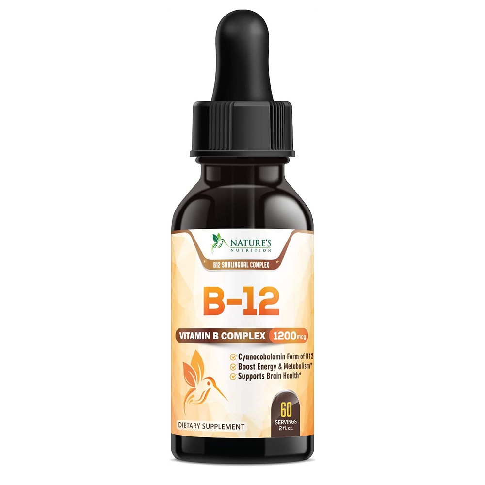 네이처스뉴트리션 B12 <b>시아노코발라민</b> 비타민 B 컴플렉스 에너지<b>부스트</b> 60회분