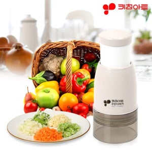 키친아트 만능 쿠킹 야채 채소 과일 고기 마늘 이유식 다지기