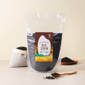 서창방앗간 볶음검정깨 볶은 흑임자 검은깨 통검정깨 대용량(가루아님) 1kg, 1개