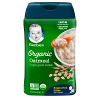 거버 오가닉 오트밀 시리얼 1단계 Gerber Oatmeal Cereal 227g 6개