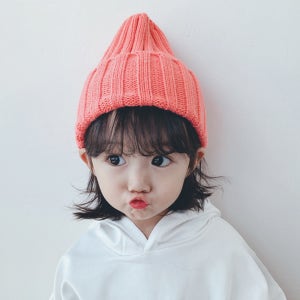 아기 유아 비니 니트 겨울 레옹 모자 8color