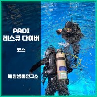 [해양생물연구소] PADI 레스큐 다이버 코스 (대전 유성구 서구 대덕구)