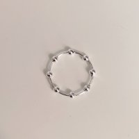 메리코코 Ball to ball ring 925 silver