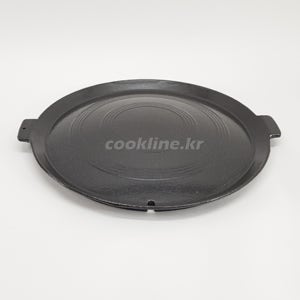 맥반석코팅 양면 솥뚜껑 구이팬 삼겹살 전골냄비 부대찌개