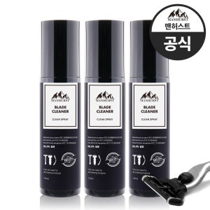 맨허스트 면도기 면도날 세정 소독 세척 스프레이 면도기클리너 블레이드 클리너 100ml×3개