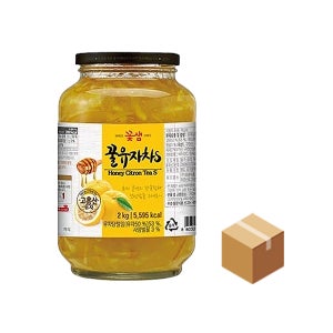 꽃샘 꿀유자차S 2kg, 6개