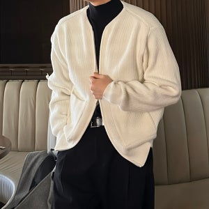 남자 니트 남성 목폴라 반목폴라 모크넥 캐시미어 빅사이즈 니트