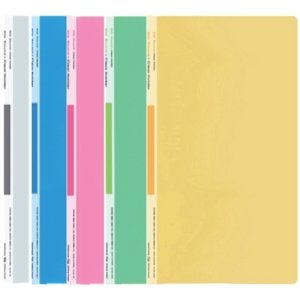 희망화일 둥근쫄대화일 6mm A4 10개입 (색상선택)