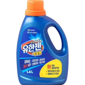 유한젠 산소계표백제 액체형 용기 1.4L, 1개