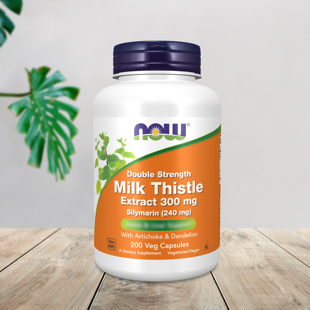 나우푸드 밀크씨슬 <b>더블스트렝스</b> 실리마린 300mg 200캡슐
