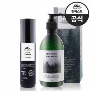 맨허스트 블레이드 클리너 100ml + 쉐이빙젤 300g