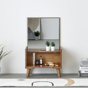 동서가구 리온 480 좌식 거울 화장대 DF918526