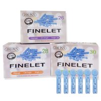 finelet 일회용 사혈침 란셋 200p/채혈침 랜싯 당뇨바늘 손따는 여드름 침