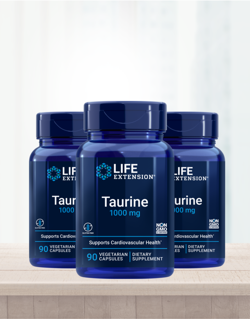 (3개) 라이프익스텐션 <b>타우린 1000mg</b> 90캡슐 x 3개