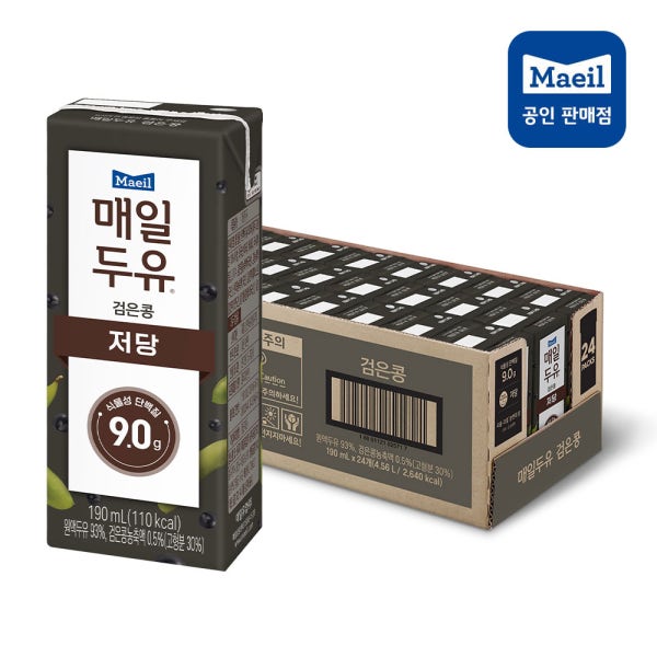 매일두유 검은콩 저당두유 무가당 저칼로리 고단백