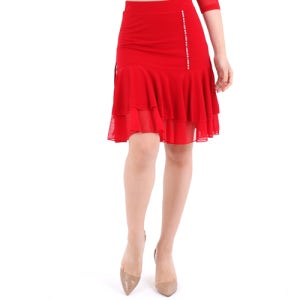 LDS2000 양모미니 치마라인댄스복 스포츠댄스복