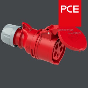 PCE 215-6 CEE 산업용 커넥터 16A 5P 6h 400V IP44 샤크 IEC60309 Female