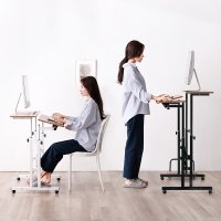 아이반 컴퓨터 책상 높낮이 각도조절 이동식 베드 노트북 테이블 1인용 학생 입식 좌식