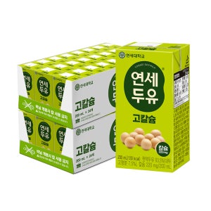연세두유 고칼슘 두유 200ml, 48개