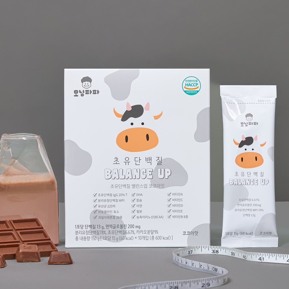초유단백질 코코아맛 제품 이미지