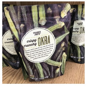 트레이더 조 크리스피 그런치 오크라 오일 솔트 40g 6팩 Trader Joe’s Crispy Crunchy OKRA , Oil & Salt