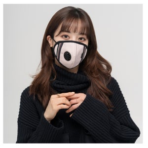 빨아쓰는 면마스크 KF94 시험완료 패션 밸브 마스크(핑크-L)