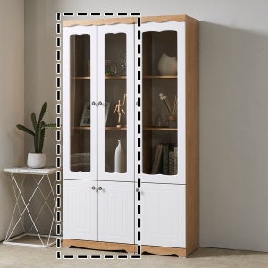 라온 600 장식장 틈새 그릇 와인 술 양주 거실 코너장