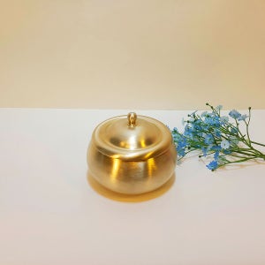 방짜 유기 복요강 놋쇠 혼수 보관함 장식품