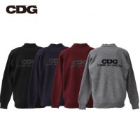 꼼데가르송 CDG V넥 스쿨 가디건