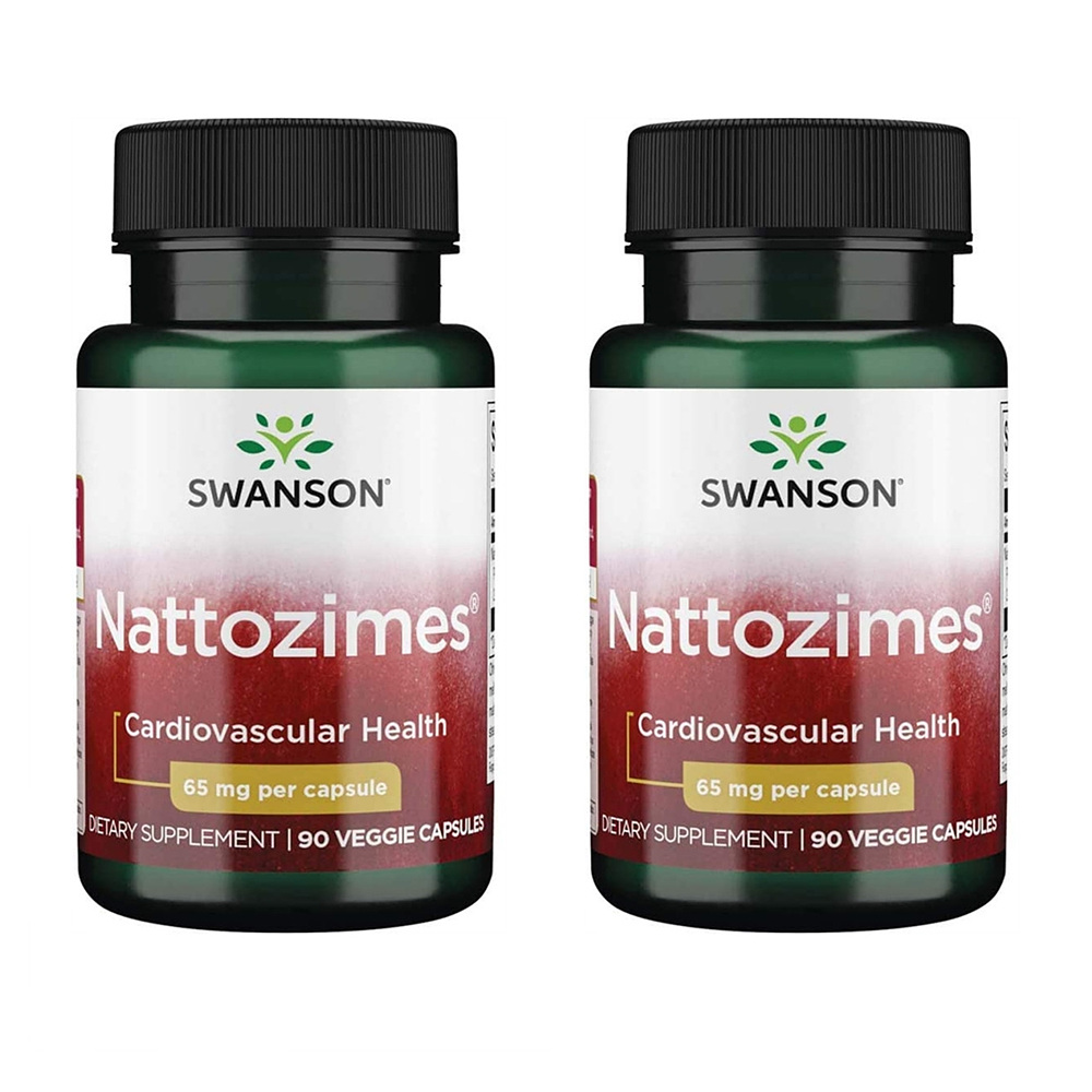 Swanson Nattozimes Enzyme 스완슨 낫토 65mg 90정 2개