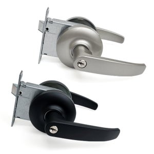 현관문손잡이 두꺼운 방화문 전용 45~60mm 철문 손잡이 편심 겸용