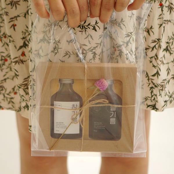 삼일기름집 돌답례품 결혼식답례품 참기름 들기름 세트 55ml