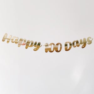 HAPPY 100 DAYS 제작 가랜드 숫자 선택 가능