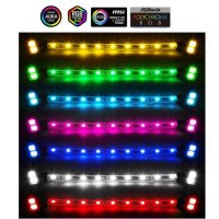 PC튜닝 12V RGB LED바 스트립 컴퓨터용 아우라싱크 연동 50cm/100cm