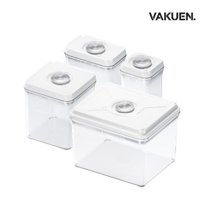 [세트구성] 바퀜 펌프 진공밀폐용기 하이 4종 세트