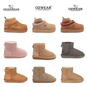 호주 오즈웨어 키즈 어그부츠 유아 롱 울트라미니 버튼 레이스 리본 지퍼 클리어 시드니 겨울