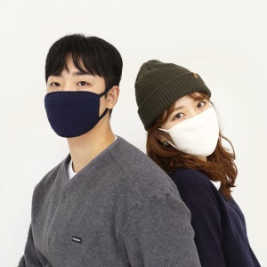 단순생활 국내제작 연예인 후리스 오가닉 면 마스크