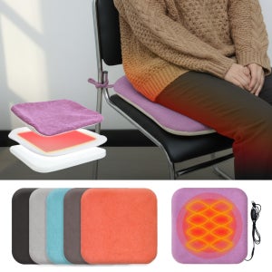 대한 전기방석 1인용 usb 탄소 온열 방석 사무실 엉뜨 쇼파 캠핑 고양이 발열 전기매트