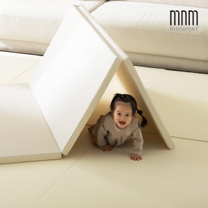 모노맷 140x300x4cm 층간소음방지 틈새 없는 거실용 아기 폴더 매트 접이식 클린3단